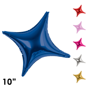 4 POINTED FOIL STAR BALLOON...