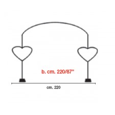 ARCO CON 2 CUORI