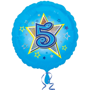 ANAGRAM BLUE STARS 5 18" 