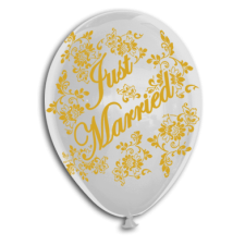 PALLONCINO "JUST MARRIED" cm.13/5" 