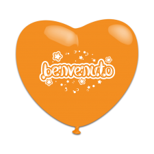 HEART "BENVENUTO" 24" 