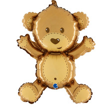 SHAPE CUTE TEDDY BEAR 19" 