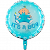 FOIL TONDO "IT'S A BOY" 45cm/18"