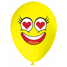 PALLONCINO EMOJI INNAMORATO 30cm/12"