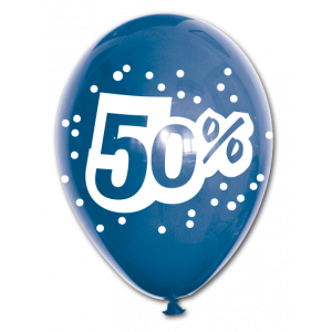 PALLONCINO "50%" 30cm/12"