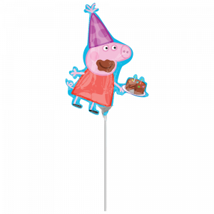 Palloncino Supershape Peppa Pig in Bicicletta